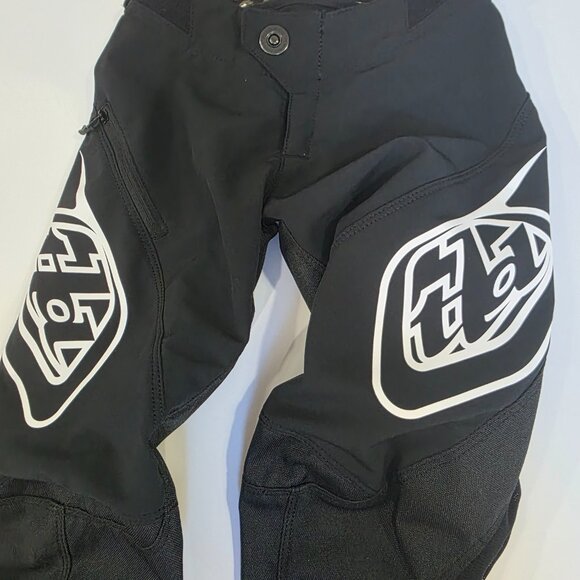 Troy Lee Designs Sprint Kids Riding Pants Black Youth 18 - Picture 2 of 7